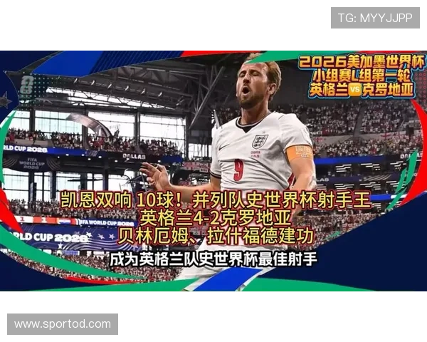 世界杯L组英格兰战报：贝林厄姆与凯恩建功